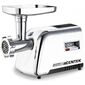 Мясорубка Centek CT-1602 Juice 2000W,  Соковыж.,  нож+диски  (2 шт) из литой стали,  реверс  (белый / хром)