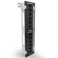 Hyperline PPW-12-8P8C-C5e Патч-панель настенная,  12 портов RJ-45 (8P8C),  категория 5е,  с подставкой