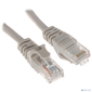 Патч-корд Bion [BPC-U5E181-3M] U / UTP,  Cat.5e,  AWG 26  (7 / 0, 16мм),  многожильный,  PVC,  3м,  серый,  100% медь
