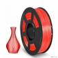 - /  Филамент NVPRINT TPU Trans. Red для 3D печати диаметр 1.75мм  длина 165 метров  масса 0, 5 кг