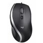 Мышь Logitech M500s Advanced Black |910-005784| черно-серебристая,  7 кнопок,  400–4000 dpi,  USB, 1.8м,  эргономичная,  колесико сверхбыстрой прокрутки  (088702)