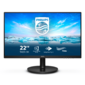 PHILIPS 222V8LA  (00 / 01) LCD 21.5'' [16:9] 1920х1080 (FHD) VA,  nonGLARE,  250cd / m2,  H178° / V178°,  3000:1,  50M:1,  16, 7 миллионов цветов,  4ms,  VGA,  1, 4,  DP,  Tilt,  Speakers,  3Y,  Black