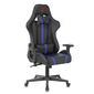 Кресло игровое Бюрократ VIKING ZOMBIE A4 BL черный / синий искусственная кожа