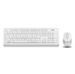 Клавиатура + мышь A4 Fstyler FG1010 клав:белый / серый мышь:белый / серый USB беспроводная