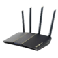 Asus RT-AX57 Двухдиапазонный маршрутизатор AX3000,  2.4 / 5 ГГц,  2976 Мбит / с,  LAN 4х1 Гбит / с,  IPv6,  MU-MIMO