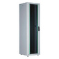 Шкаф коммутационный Lande DYNAmic Basic  (LN-DB42U6060-LG-BAAA) напольный 42U 600x1000мм пер.дв.стекл задн.дв.стал.лист направл.под закл.гайки 600кг серый 72кг IP20 сталь