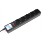 PowerCube Ф-удлинитель,  PC 1, 9м 5р,  черн.граф. 10А,  SPG5-C2