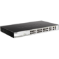 D-Link DGS-1210-28MP / F3A,  PROJ L2 Smart Switch with  24 10 / 100 / 1000Base-T ports and 4 1000Base-T / SFP combo-ports  (24 PoE ports 802.3af / 802.3at  (30 W),  PoE Budget 370 W).8K Mac address,  802.3x Flow Co