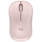 Мышь Logitech Silent M220-ROS розовый оптическая  (1000dpi) silent беспроводная BT / Radio USB для ноутбука  (3but)