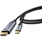 Bion Кабель USB Type-C - HDMI  (M / M),  4K@60Hz,  металлический корпус,  2 м