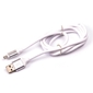 Harper Силиконовый Кабель для зарядки и синхронизации USB - microUSB,  SCH-330 white  (1м,  способны заряжать устройства до 2х ампер)