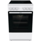 Плита Электрическая Gorenje Essential GEC5A41WG белый / черный стеклокерамика
