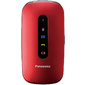 Мобильный телефон Panasonic TU456 красный раскладной 2.4" 240x320 0.3Mpix GSM900 / 1800 MP3