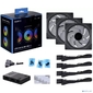 Комплект вентиляторов Lian Li UNI FAN SL Infinity 120 Чёрный  (G99.12SLIN3B.00)