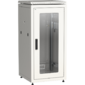 ITK Шкаф сетевой 19" LINEA N 24U 600х600 мм стеклянная передняя дверь серый