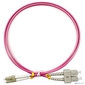 Cabeus FOP-50-OM4-LC-SC-1, 5m Шнур оптический duplex LC-SC 50 / 125 mm OM4 1, 5м LSZH