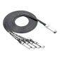 Кабель Fibertrade FT-QSFP+ / 4SFP+-CabP-AWG30-1M Кабель DAC copper cable  (40G,  QSFP+ to 4x10G SFP+,  AWG30,  1м)