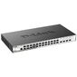 Коммутатор /  DGS-1210-28XS / ME / B2A Managed L2 Metro Ethernet Switch 24x1000Base-X SFP,  4x10GBase-X SFP+,  CLI,  RJ45 Console,  RPS