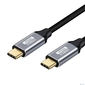 Bion Кабель USB Type-C - Type-C  (CM / CM),  100W,  USB 3.1 Gen2,  4K@60Hz,  10 Гбит / с,  1.5 м,  тканевая оплётка,  черный [BXP-CCP-USBC3.1-CMCM-015M-B]