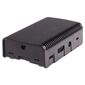 Корпус Raspberry Pi 3 Model B ,  2-piece black case ASM-1900040-21,  совместим с креплением VESA Mount  (103-4300)