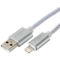 Cablexpert Кабель для Apple CC-U-APUSB02S-1.8M AM / Lightning,  серия Ultra,  длина 1.8м,  серебристый,  блистер