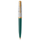 Ручка шариков. Parker 51 Premium  (CW2169076) Forest Green GT M черн. черн. подар.кор.