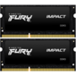 Kingston DRAM 16GB 1866MHz DDR3L CL11 SODIMM  (Kit of 2) 1.35V FURY Impact EAN: 740617317893