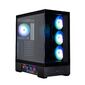 Корпус ZALMAN P40 DS,  ATX,  BLACK,  WINDOW,  9.1-inch LCD screen,  2xCombo (2.5” or 3.5”),  1x2.5”,  1xUSB TYPE-C,  2xUSB3.0,  SIDE 3x120mm ARGB,  REAR 1x120mm ARGB