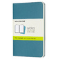 Блокнот Moleskine CAHIER JOURNAL CH013B44 Pocket 90x140мм обложка картон 64стр. нелинованный голубой  (3шт)