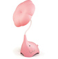Ночник Lucia Слоненок с цветком пластик розовый