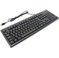 Keyboard  A4tech KR-83 (B) black USB,  проводная USB,  104 клавиши