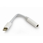 Cablexpert Переходник USB,  Lightning / Jack3.5F,  белый  (CCA-LM3.5F-01-W)