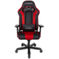 Компьютерное кресло DXRacer King up to 150kg/190cm, multiblock, 4D armrest, leatherette, recline 170, 3' wheels, black red