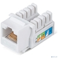 Модуль Keystone Jack RJ-45 (8P8C),  UTP неэкранированный,  CAT 6,  тип 90 градусов,  белый REXANT PRO