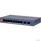 DAHUA DH-CS4010-8ET2GT-110 8-портовый PoE коммутатор управляемый  8 RJ45 10 / 100Мбит / с  (PoE / PoE+ / Hi-PoE / IEEE 802.3bt),  2 RJ45 10 / 100 / 1000Мбит / с  (uplink);  1~2 до 90Вт,  3~8 до 30Вт,  суммарно до 110Вт