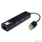 5bites UA2-45-06BK Кабель-адаптер  USB2.0  /  3*USB2.0  /  RJ45 100MB  /  BLACK