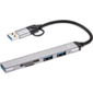 Адаптер TypeC+adapter-->USB3.0+2USB2, 0+SD+TF,  VCOM <DH297>