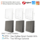 Умный выключатель MOES Gang Smart Switch ZS-B-EU1,  Zigbee,  95-250 В