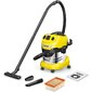 Строительный пылесос Karcher WD 4 P S V-20 / 5 / 22  (уборка: сухая / сбор воды) желтый