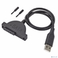 ORIENT UHD-302SL,  USB 2.0 адаптер Slimline SATA для оптических приводов ноутбука,  кабель подключения USB Type-A с винтами крепления  (33337)