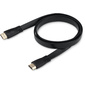 Кабель аудио-видео Buro Flat HDMI  (m) / HDMI  (m) 1м. черный  (HDMI 1 BHP)