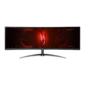 44, 5'' ACER Nitro XZ452CUVbemiiphuzx, ZeroFrame, Curved 1500R Black, 32:9, VA, 5120x1440, 1 / 4ms, 450cd, 165Hz, 2xHDMI (2.1)+1xDP (1.4)+1xType-C (PD90W)+Audio out+USB3.2 (2Up 3Down)+RJ45, Speakers 3Wx2