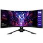Монитор 34" ASRock Phantom Gaming PG34QRT3A Black  (VA,  3440x1440,  2xHDMI+2xDP,  1 ms,  178° / 178°,  500 cd / m,  3000:1,  180Hz,  HDR400,  MM,  Curved 1500R,  Height adjustment)
