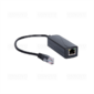 OSNOVO PoE-конвертер Gigabit Ethernet 48V в 24V,  методы PoE: вх. - A (1, 2 (+);3, 6 (-)) и B (4, 5 (+);7, 8 (-)),  вых.- B (4, 5 (+);7, 8 (-)).