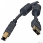 5bites Проф. Кабель 5bites UC5010-018A USB2.0,  AM / BM,  зол.разъемы,  ферр.кольца,  1.8м.,  черный