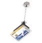 Durable 8307-58 CARD HOLDER DELUXE PRO Держатель для пропуска 54х85мм серый  (упак.:10шт)