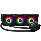 Водяное охлаждение для процессора /  Water Cooling System Thermalright Frozen Warframe SE 360 ARGB Black   (360mm,  LED temp.,  Black,  ARGB /  Fans: 3x120mm,  70.84CFM,  29.8dBA,  2000RPM /  Pump height 59mm,  Rad thickness 27mm /  S: 1851,  1700,  1200,  115X,  AM5,  AM4)