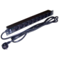Управляемый блок распределения питания Lanmaster TWT-PDU19-16A9P-3.0 верт.размещ. 8xC13C13 базовые 10A C14