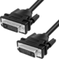Greenconnect Кабель DVI-D 10.0m,  черный,  позолоченные контакты,  ферритовое кольцо,  OD 8.5mm,  28 / 28 AWG,  DVI / DVI,  25M / 25M,  GCR-DM2DMC2-10.0m,  двойной экран
