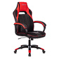 Кресло игровое Бюрократ VIKING 2 AERO RED черный / красный искусственная кожа